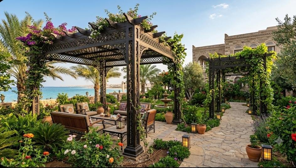 برجولات حدائق في مكة